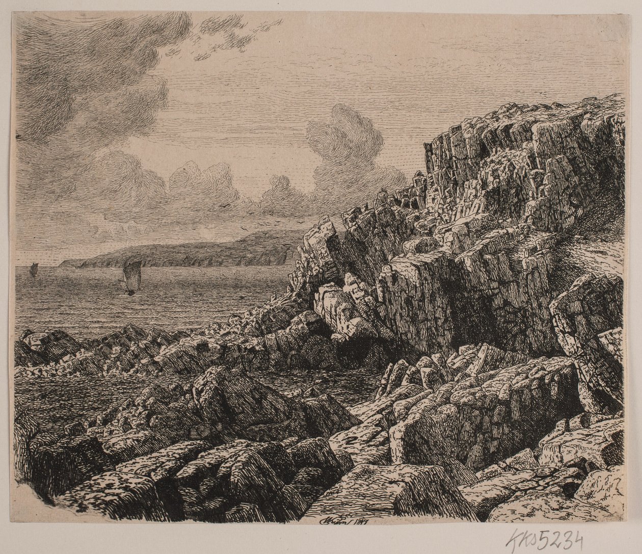 Kystparti fra Bornholm de Vilhelm Kyhn