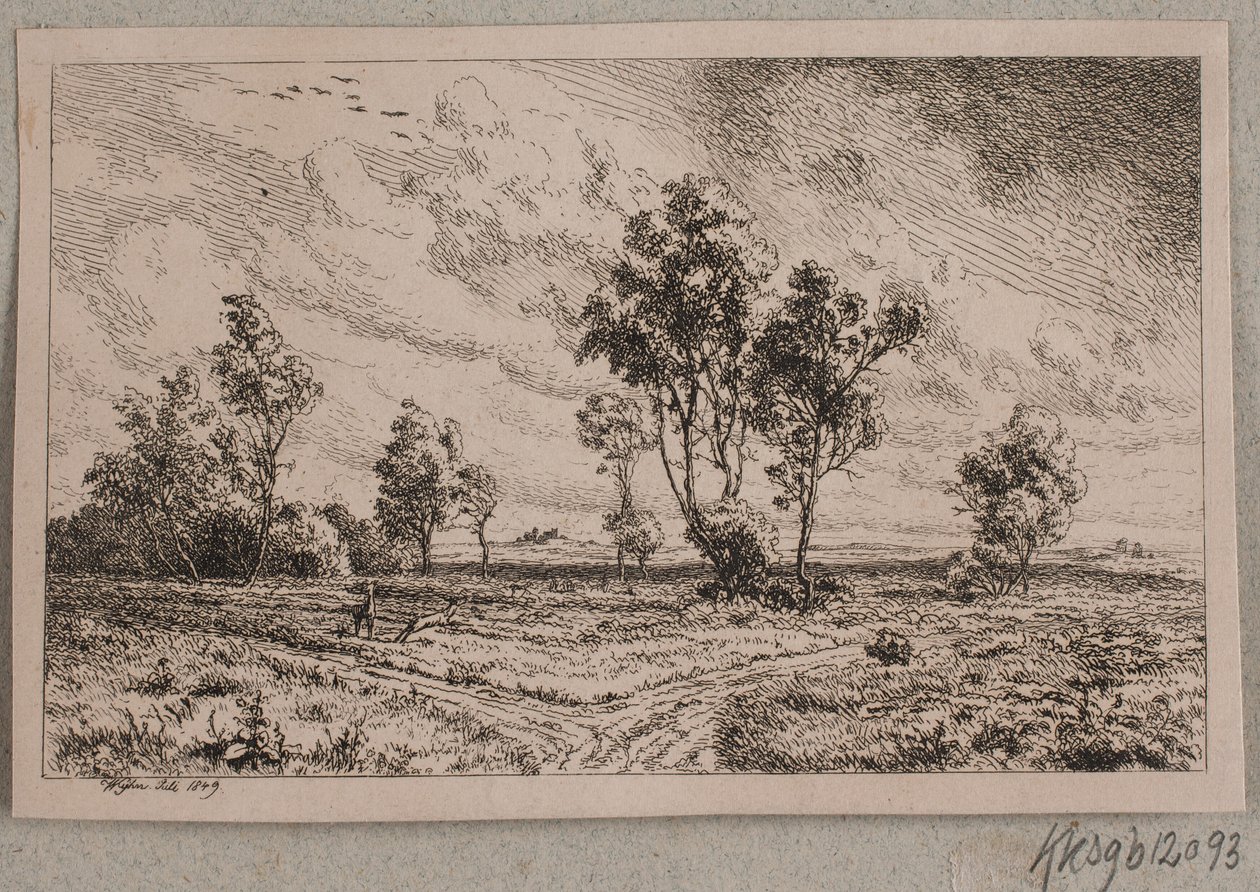 Paisaje en clima tormentoso de Vilhelm Kyhn