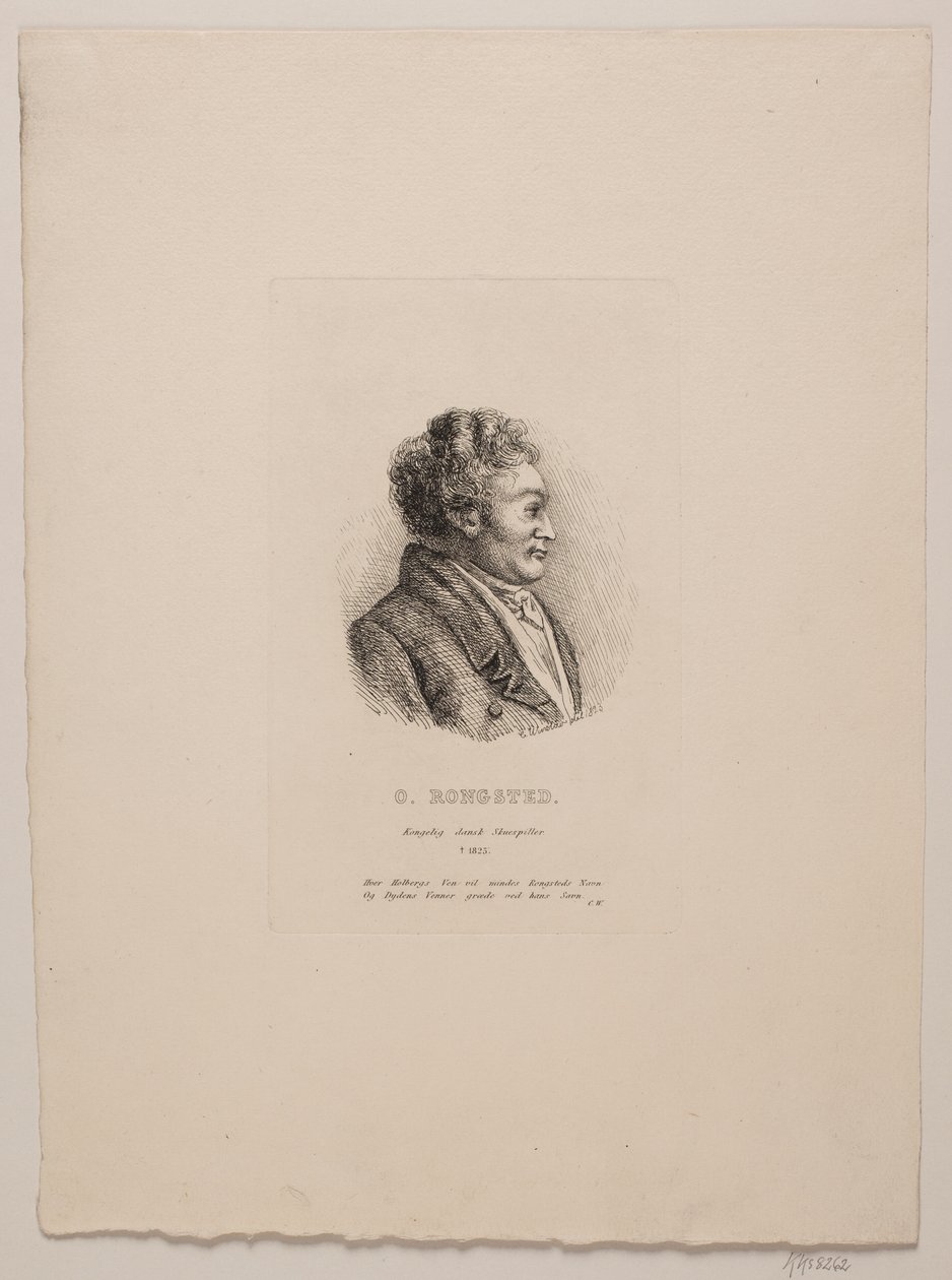 Retrato del actor Rongsted de Vilhelm Kyhn