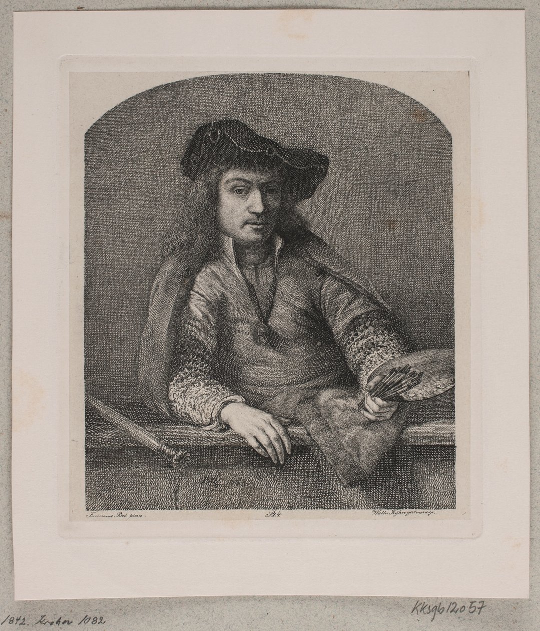 Autorretrato de Ferdinand Bol de Vilhelm Kyhn