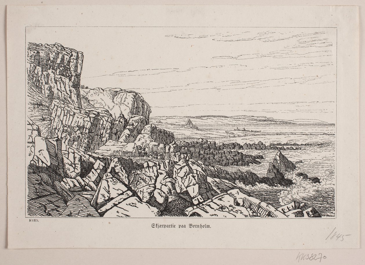 Paisaje costero en Bornholm de Vilhelm Kyhn