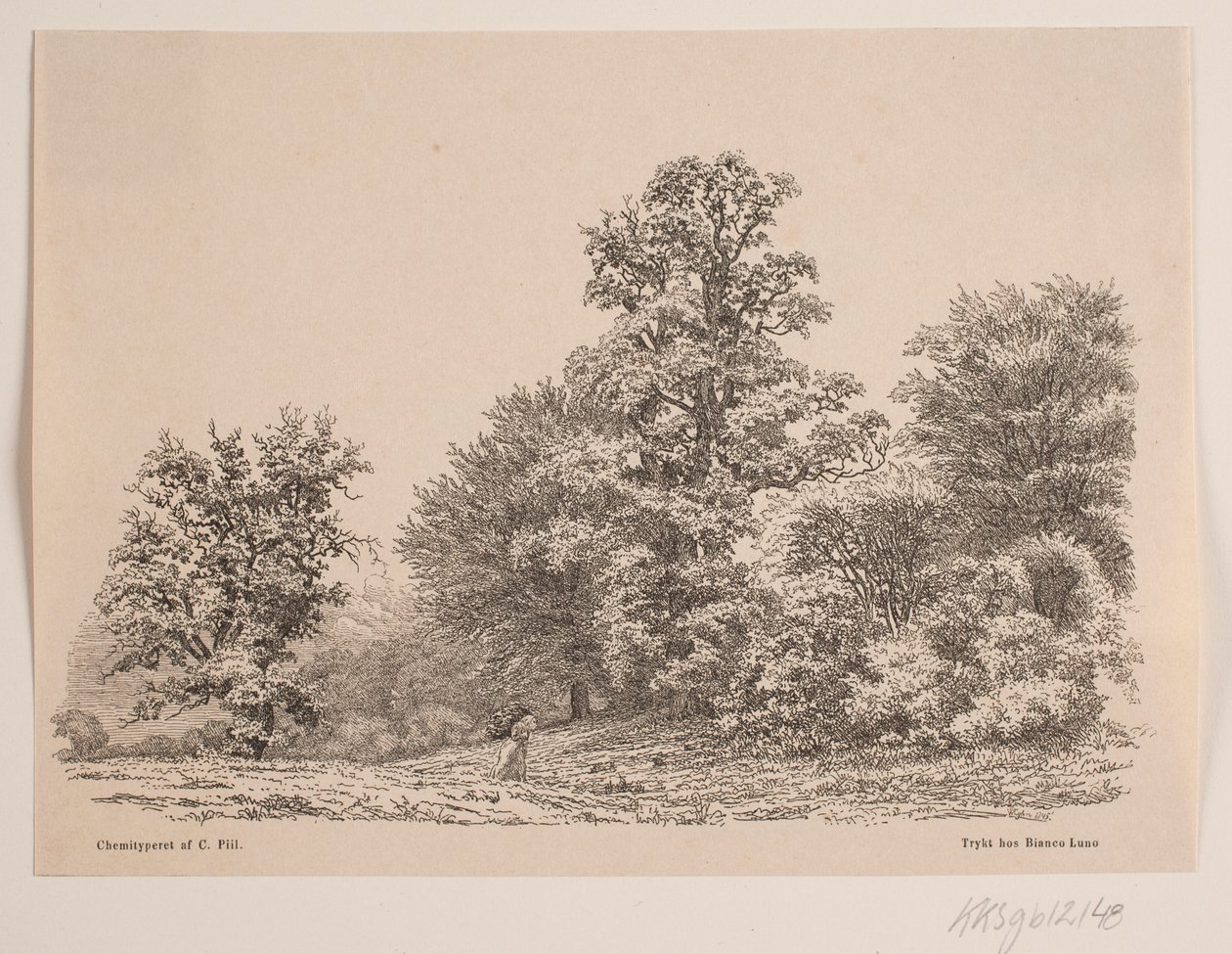 Udkant af en skov de Vilhelm Kyhn