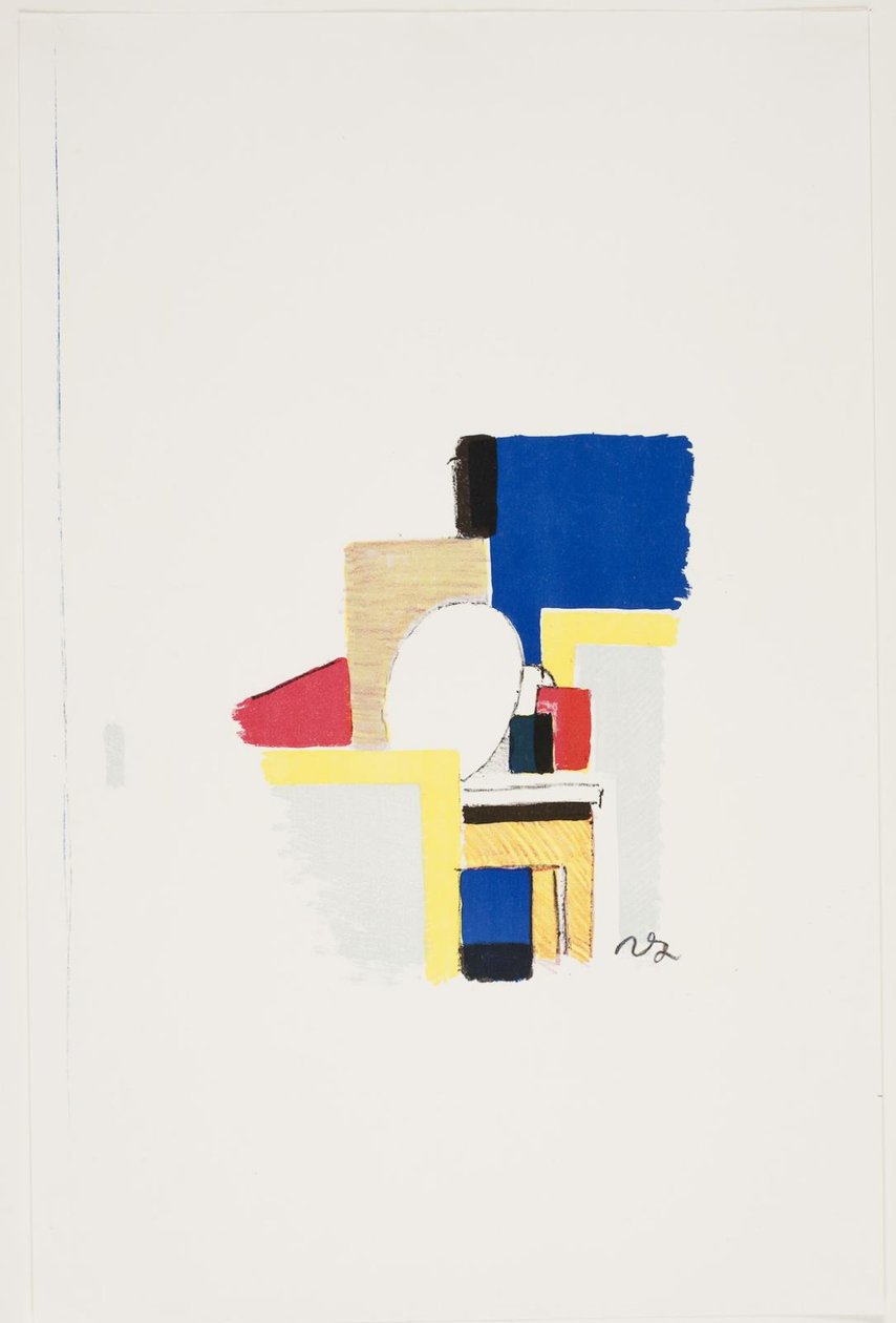Composición. Impresión sobrante de "Klingen" 1942 p. 29 de Vilhelm Lundstrøm
