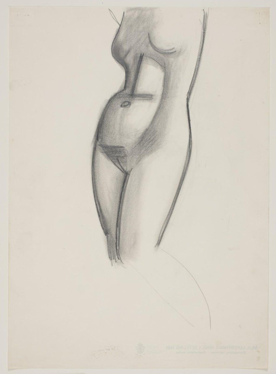 Modelo femenina, torso de Vilhelm Lundstrøm