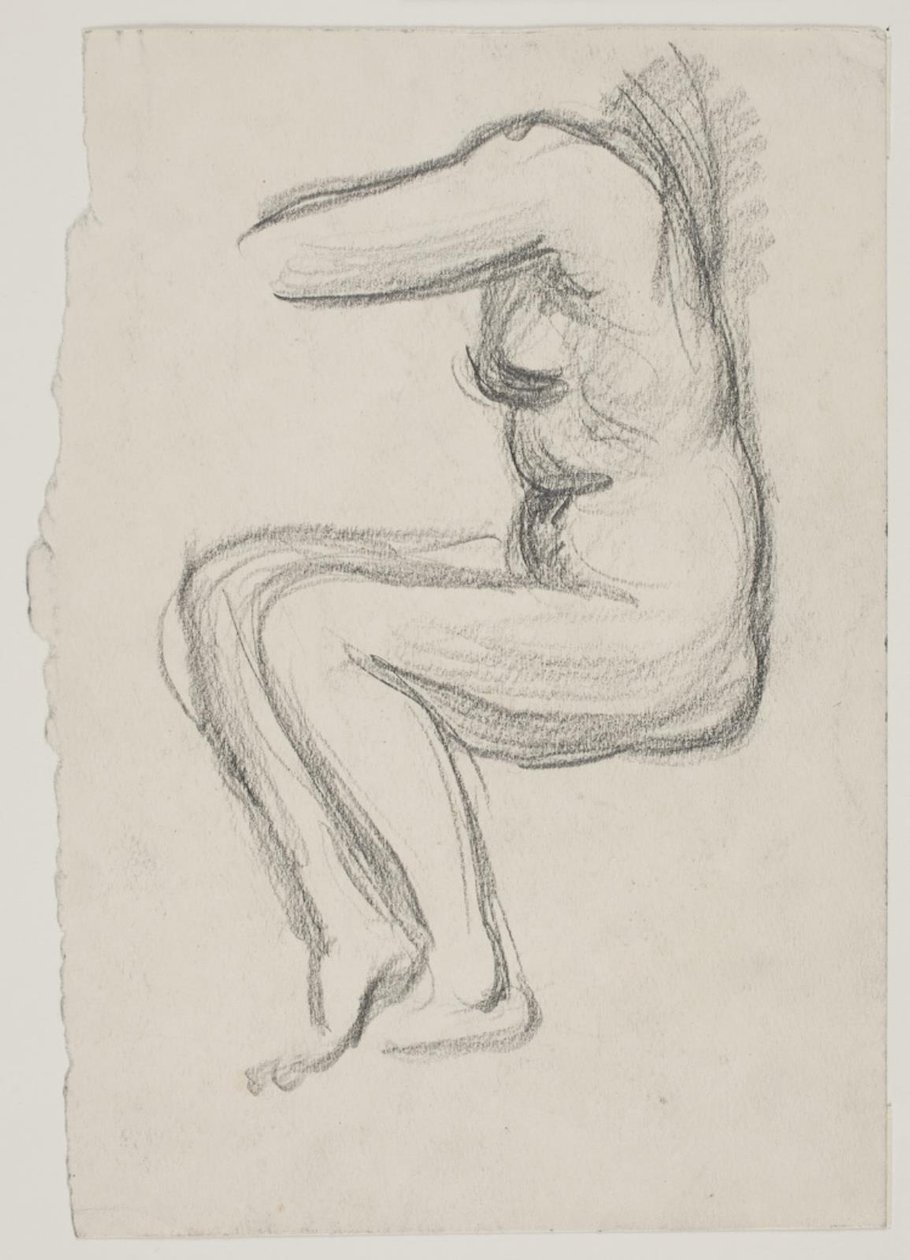 Modelo femenina sentada de Vilhelm Lundstrøm