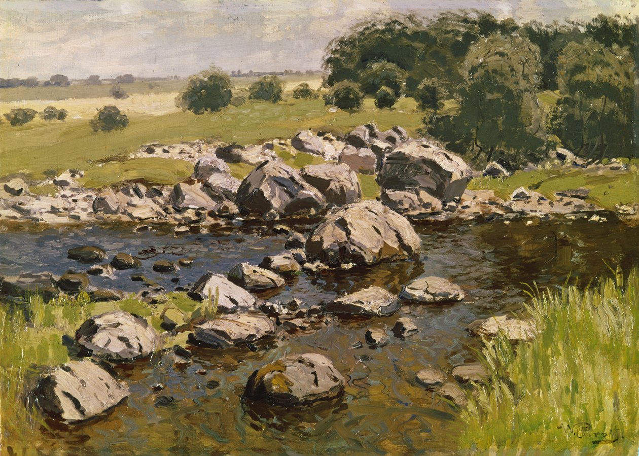 Paisaje con piedras, c. 1910 de Vilhelms Purvitis