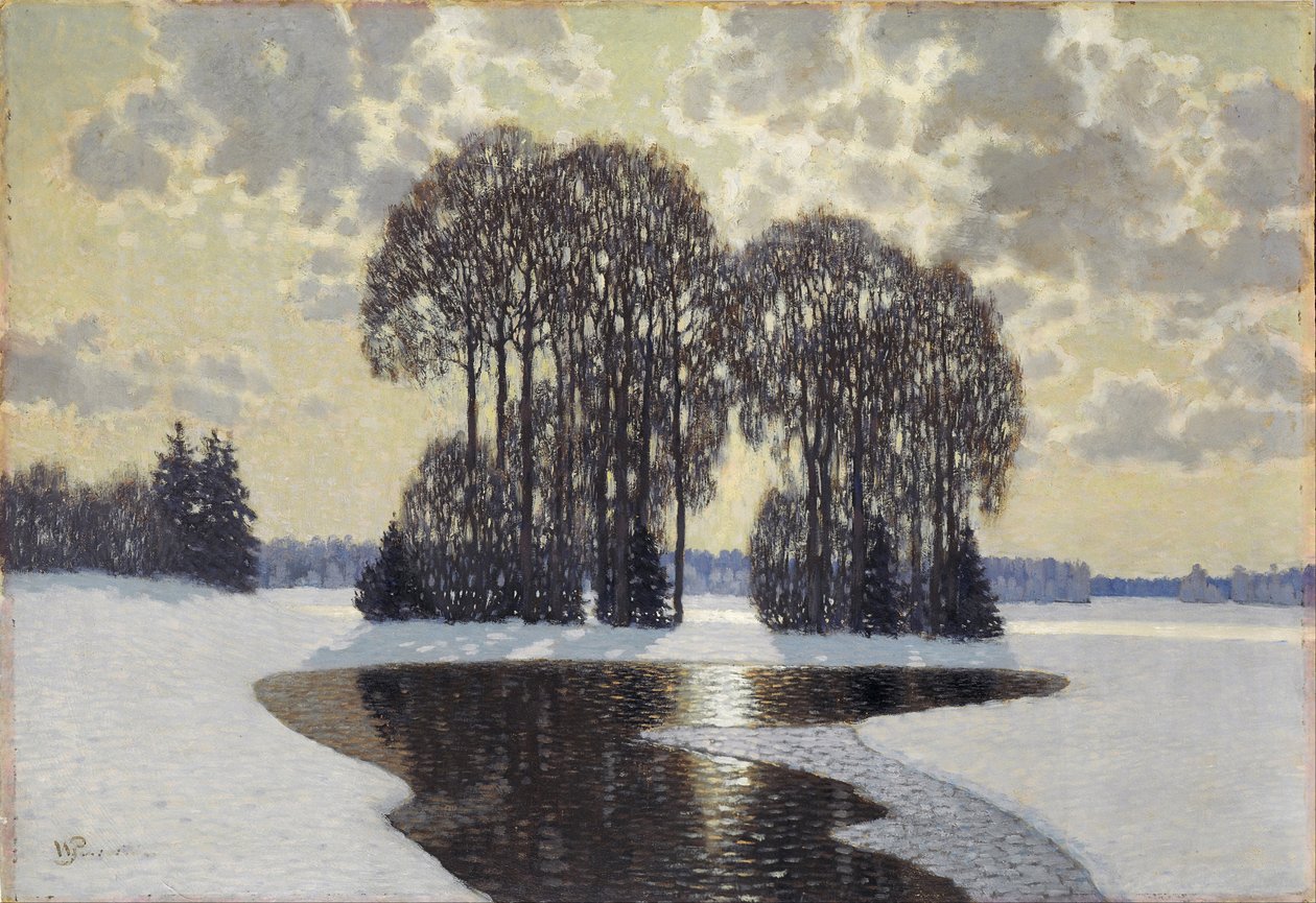 Invierno, c.1910 de Vilhelms Purvitis