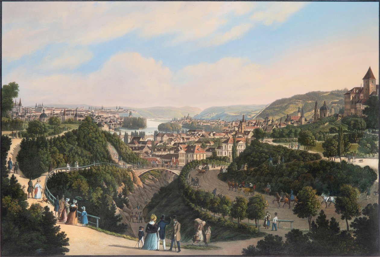 Ciudad Nueva, Vysehrad y Smichov de Vincenc Morstadt