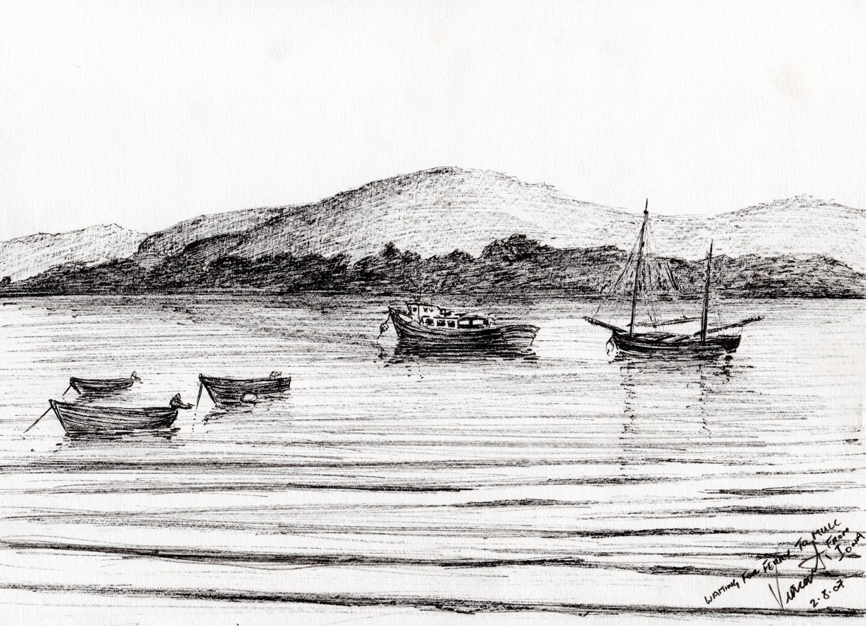 Barcos frente a Iona, 2007 de Vincent Alexander Booth