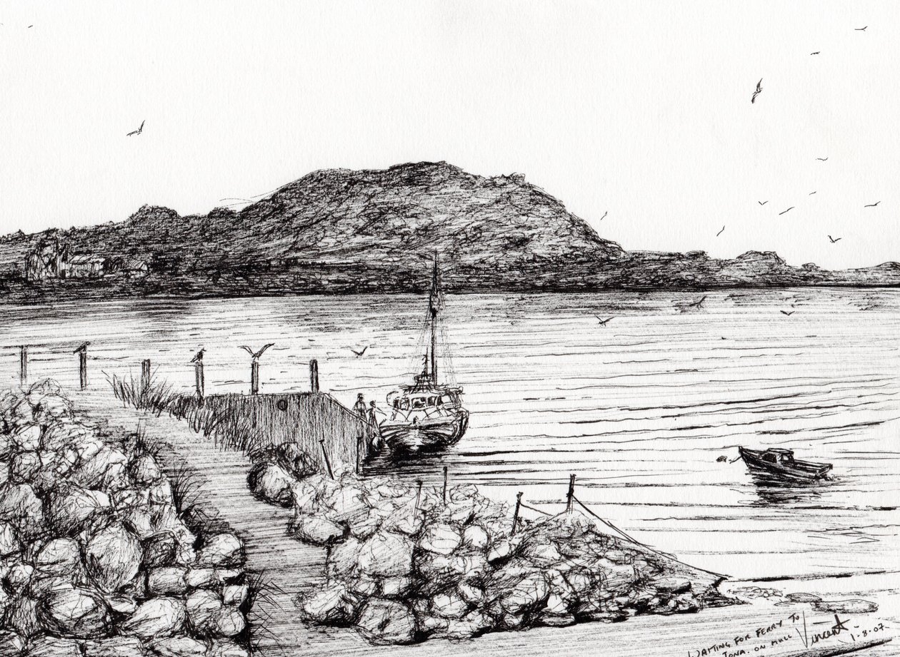 Iona desde Mull Escocia, 2007 de Vincent Alexander Booth