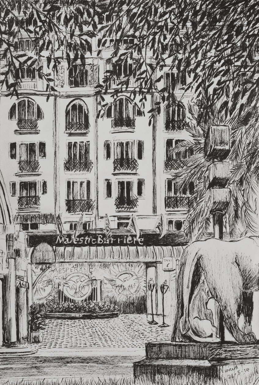 Entrada de la moda del Festival de Cine de Cannes Majestic, 2014 de Vincent Alexander Booth