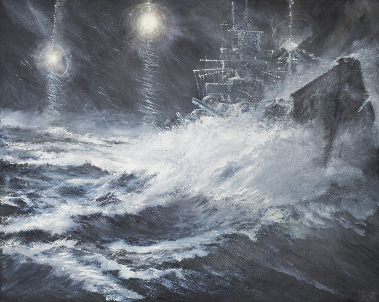 Sorprendido por Starshell Scharnhorst en el Cabo Norte, 2008 de Vincent Alexander Booth