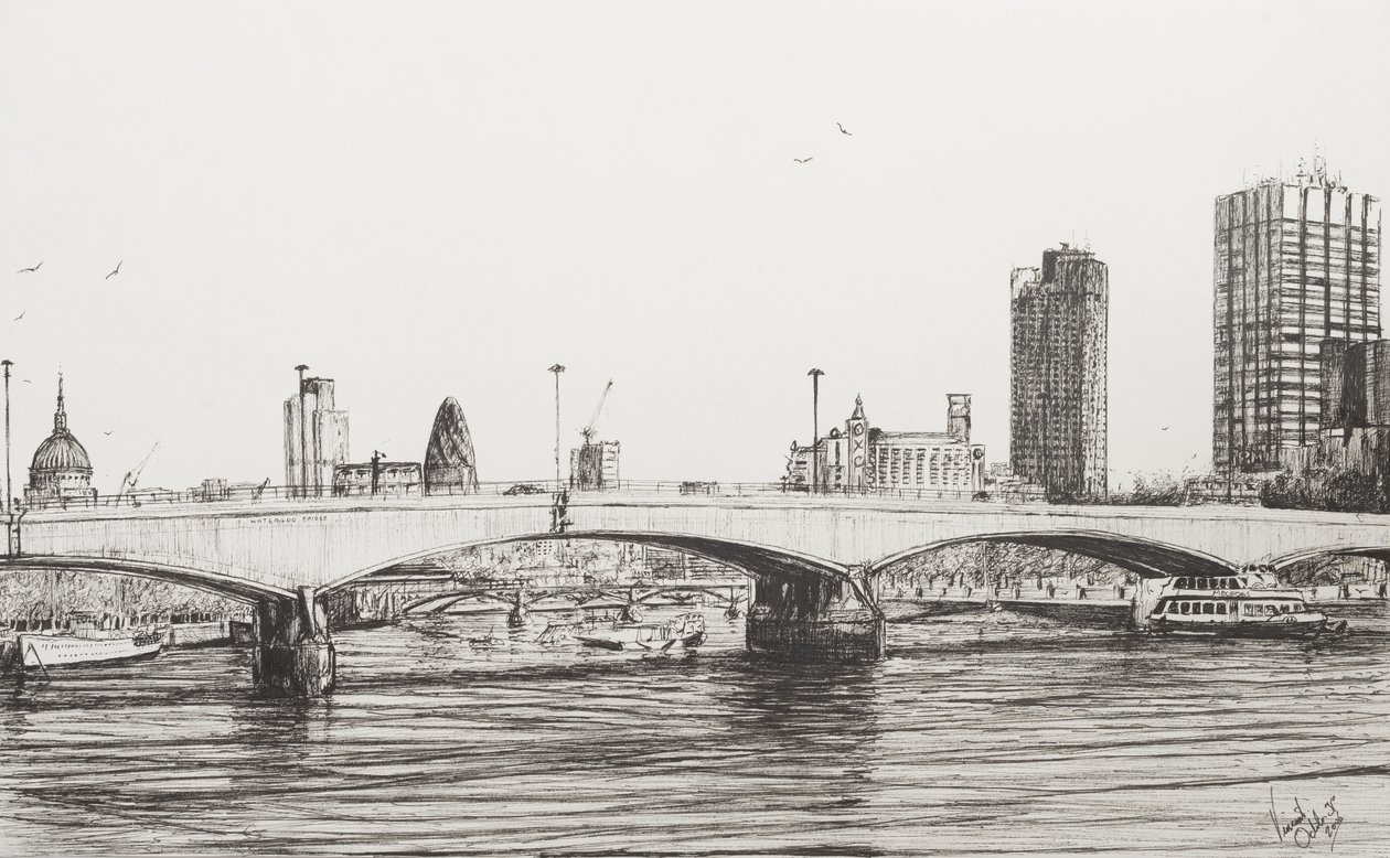 Puente de Waterloo, Londres, 2006 de Vincent Alexander Booth