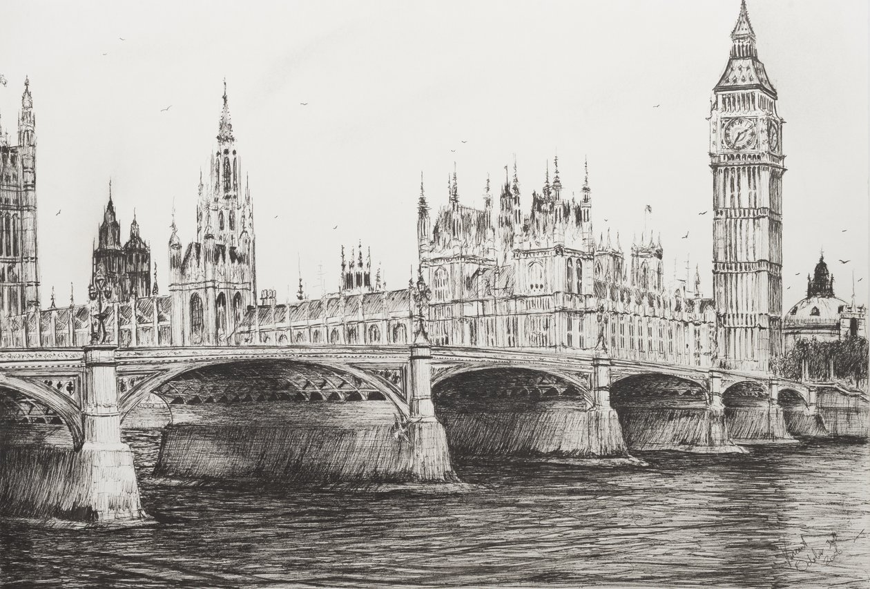 Puente de Westminster, Londres, 2006 de Vincent Alexander Booth
