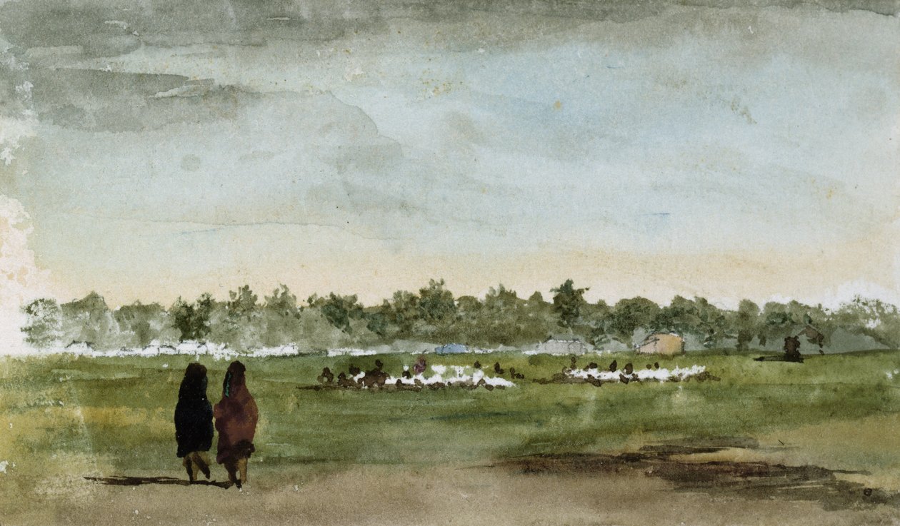 Pista de carreras Osage, Kansas del Sur, 1869-71 de Vincent Colyer