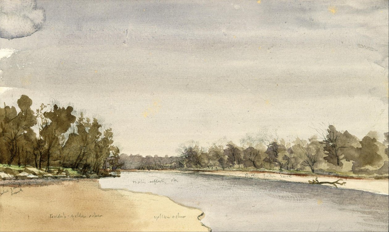 Escena en el río Canadian de Vincent Colyer
