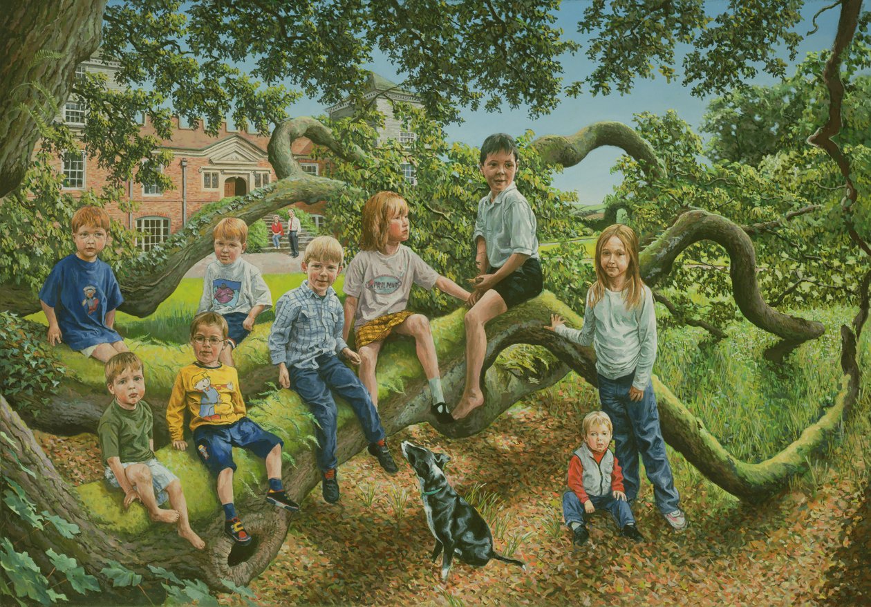 Lord y Lady Boyd y sus nietos, 2001 de Vincent Yorke