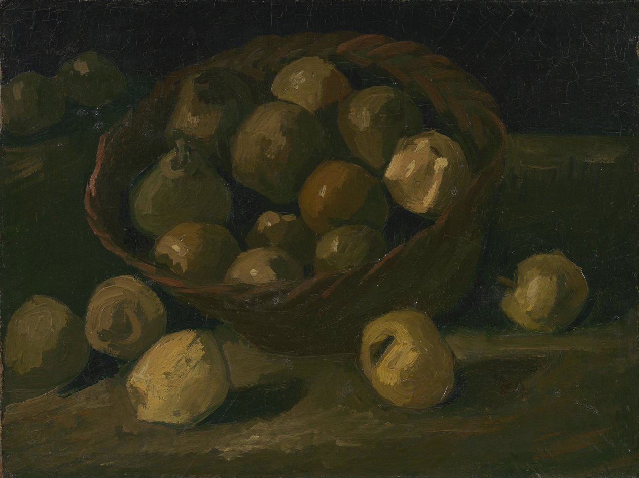 Cesta de manzanas de Vincent van Gogh