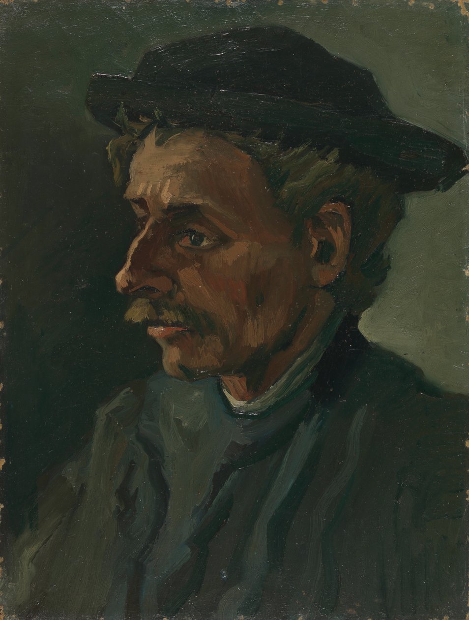 Cabeza de un hombre de Vincent van Gogh