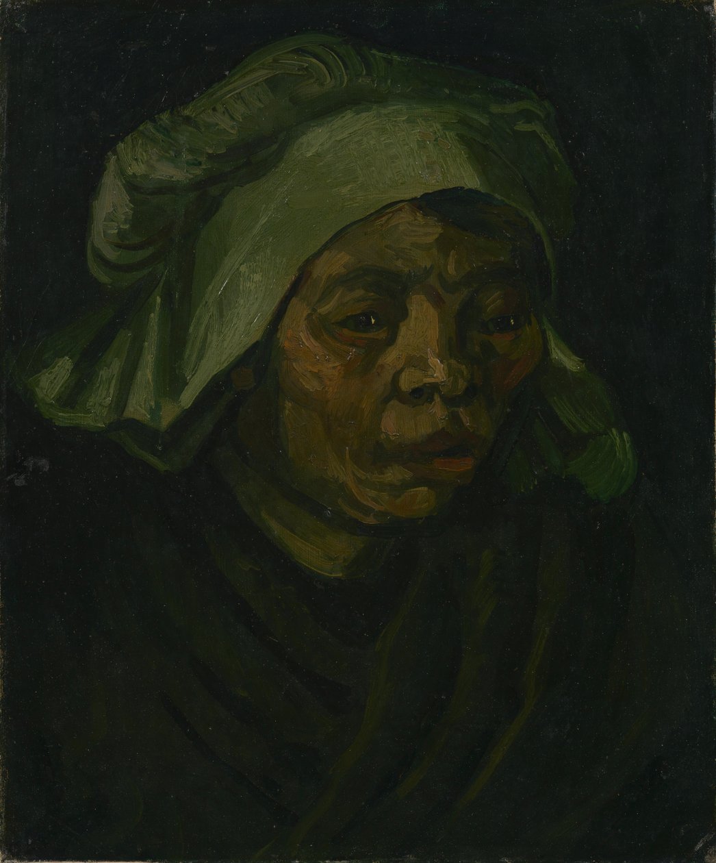 Cabeza de una mujer de Vincent van Gogh