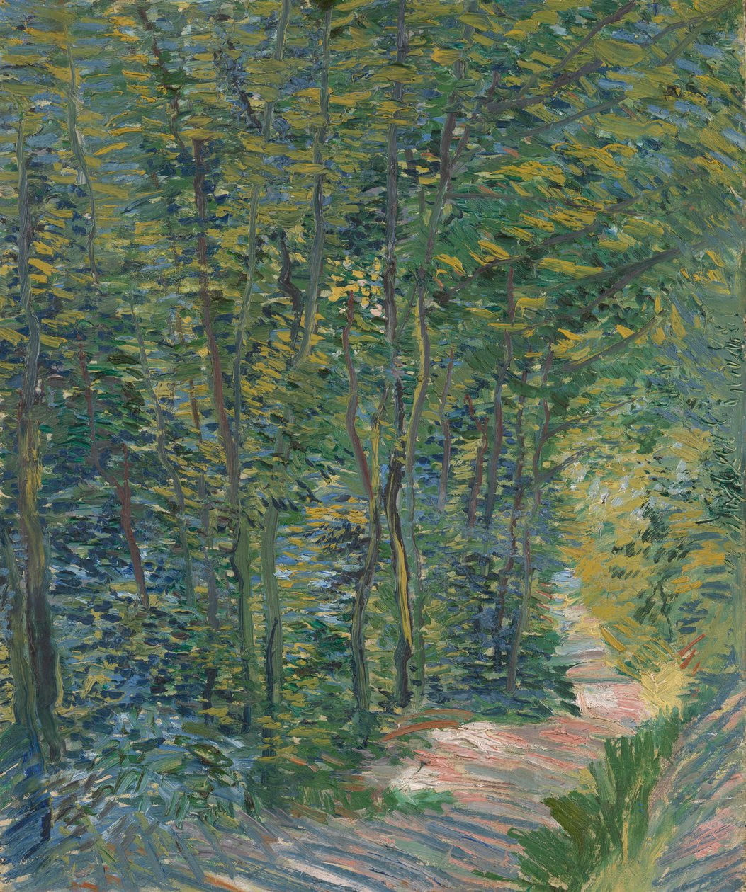 Camino en el bosque de Vincent van Gogh