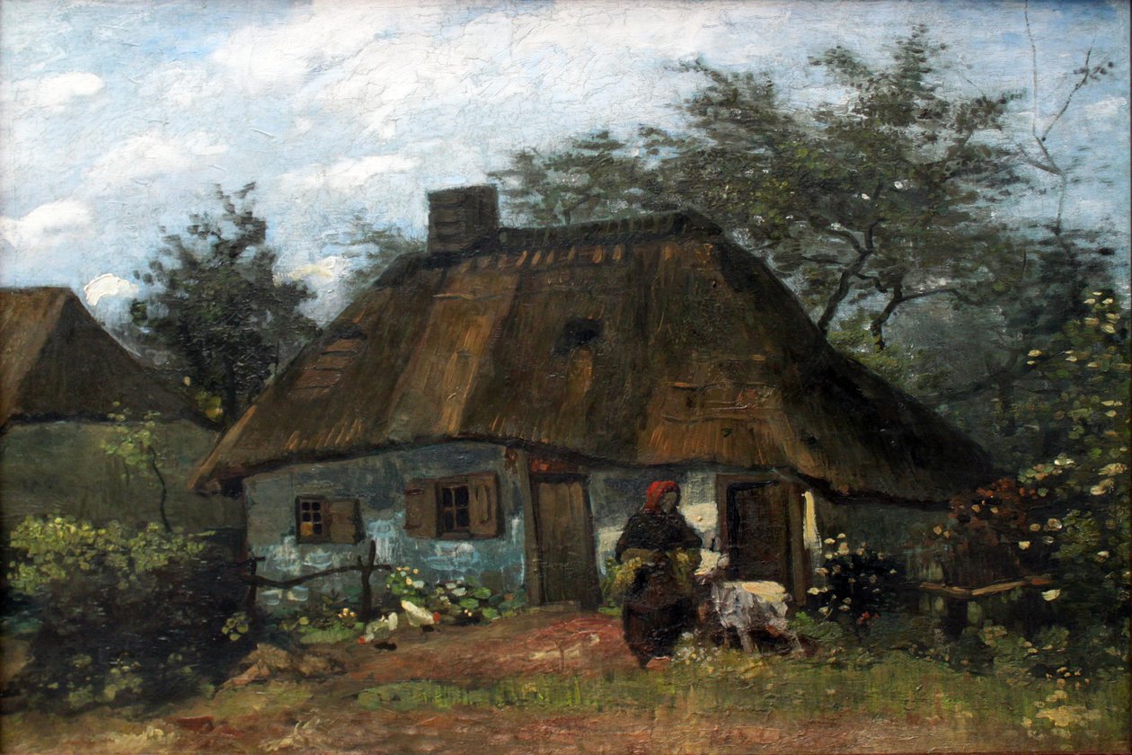 Casa de campo en Nuenen (La Chaumière) de Vincent van Gogh