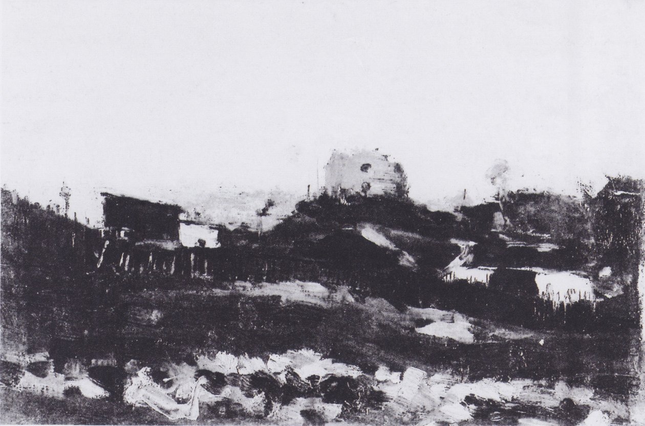 Vista de Montmartre con cantera de Vincent van Gogh