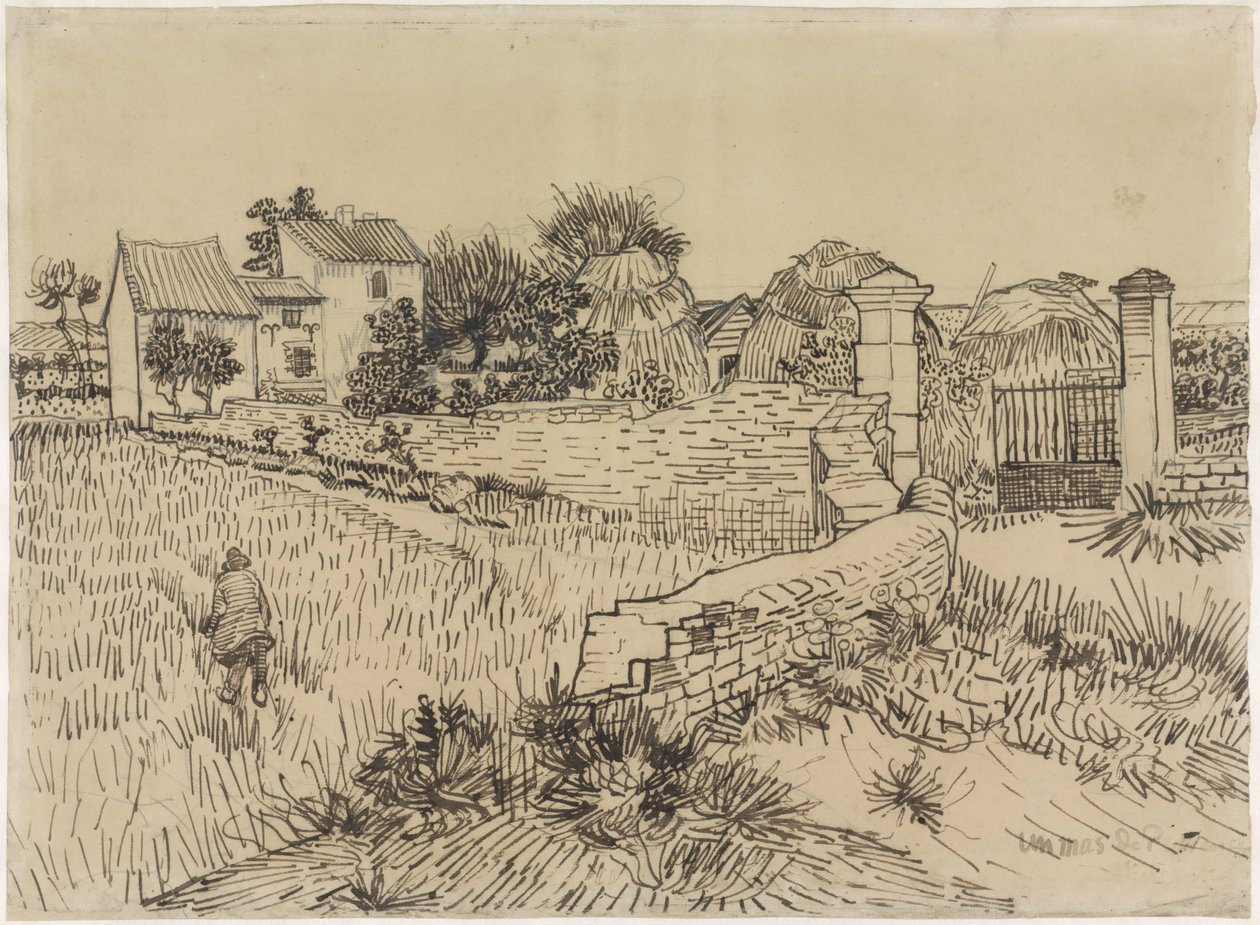 Granja en la Provenza de Vincent van Gogh