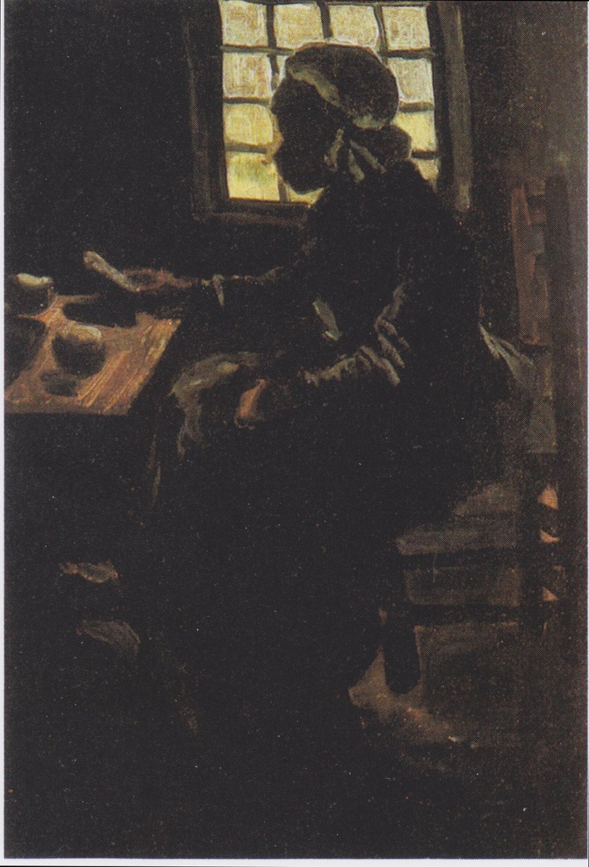 Campesina en la comida de Vincent van Gogh