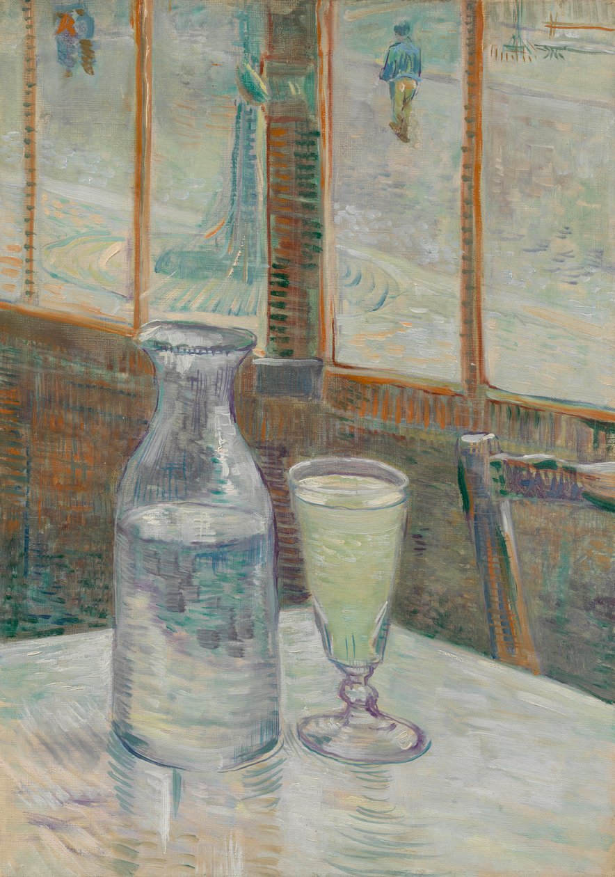 Mesa de café con absenta de Vincent van Gogh