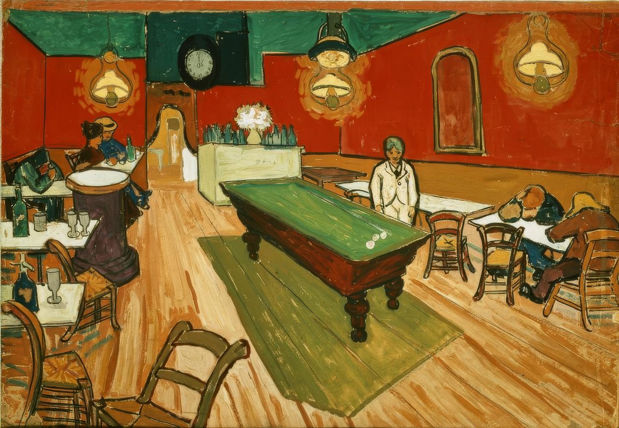 El café de noche en Arles de Vincent van Gogh