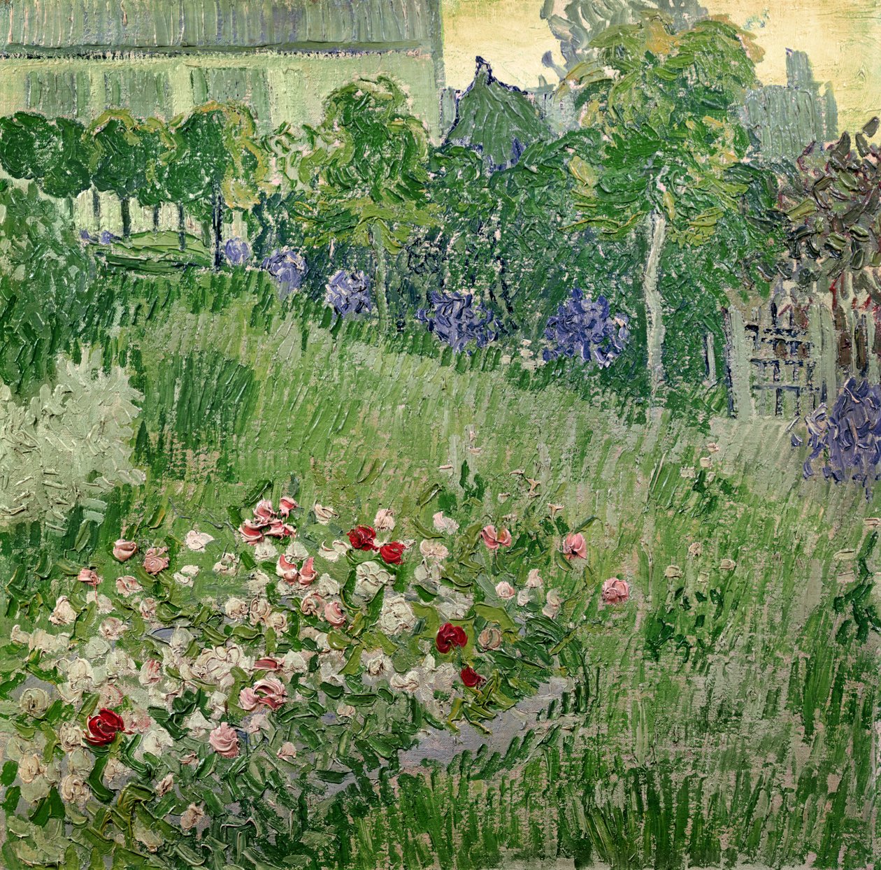 El jardín de Daubigny, 1890 de Vincent van Gogh