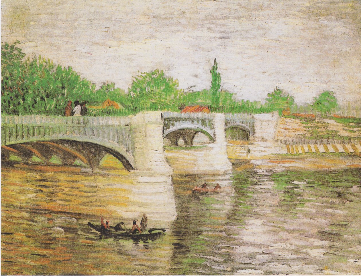 El Sena con el puente de la Grande Jatte de Vincent van Gogh