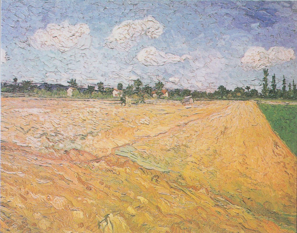 Campo arado de Vincent van Gogh