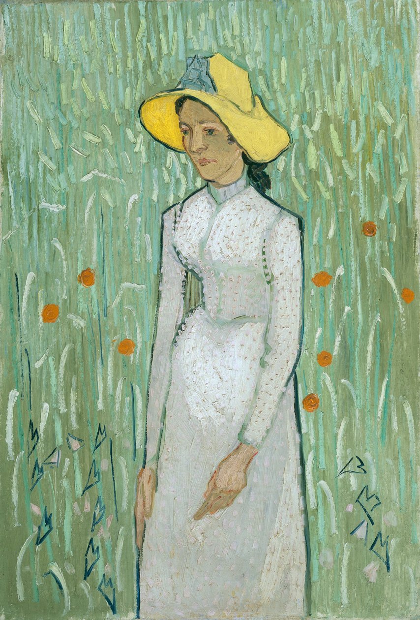 Chica de blanco, 1890 de Vincent van Gogh