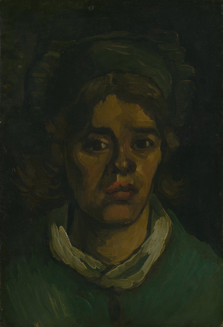 Cabeza de una mujer de Vincent van Gogh