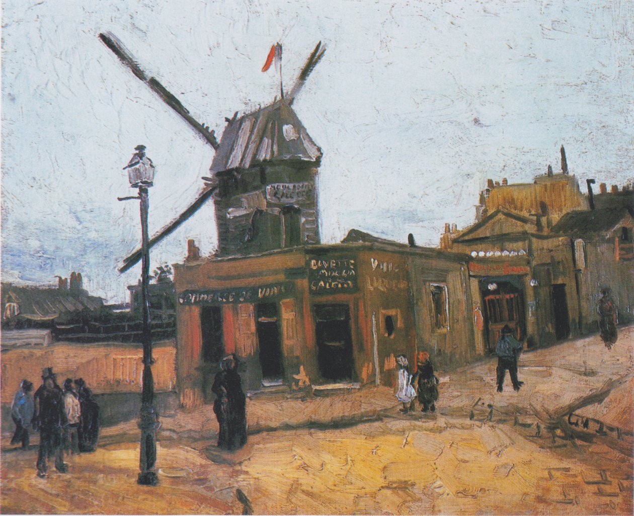 El molino de la Galette de Vincent van Gogh