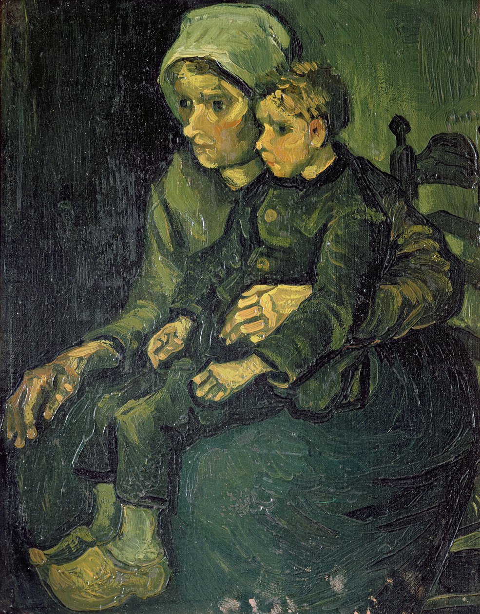Madre e hijo, 1885 de Vincent van Gogh