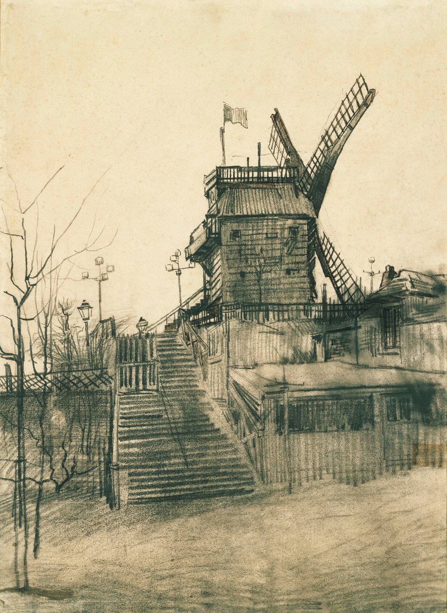 Moulin de la Galette de Vincent van Gogh