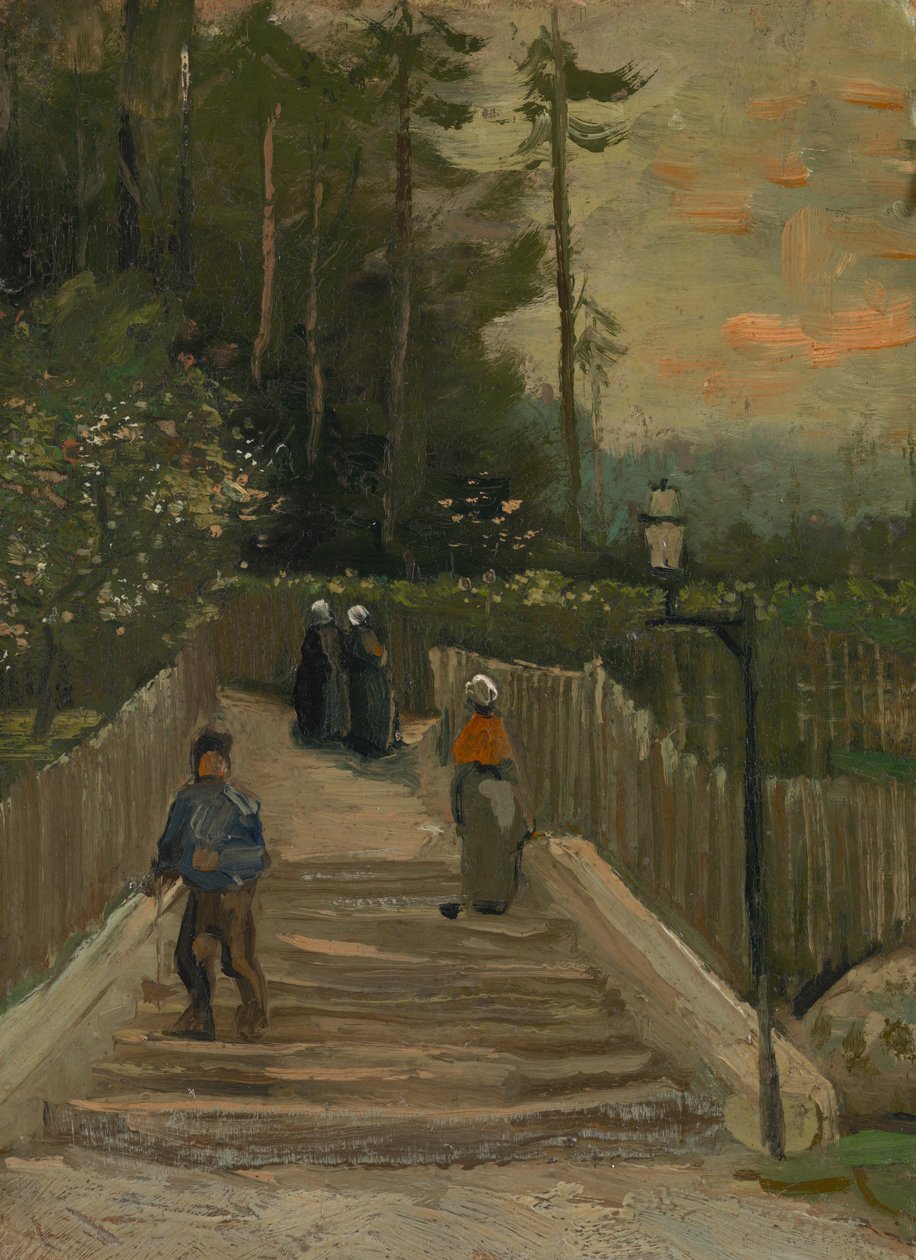 Camino en Montmartre de Vincent van Gogh
