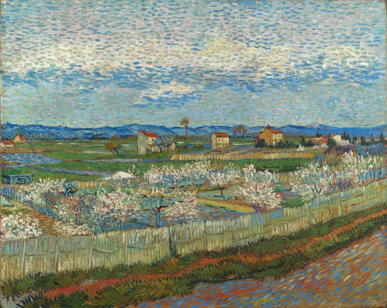 Melocotoneros en flor de Vincent van Gogh