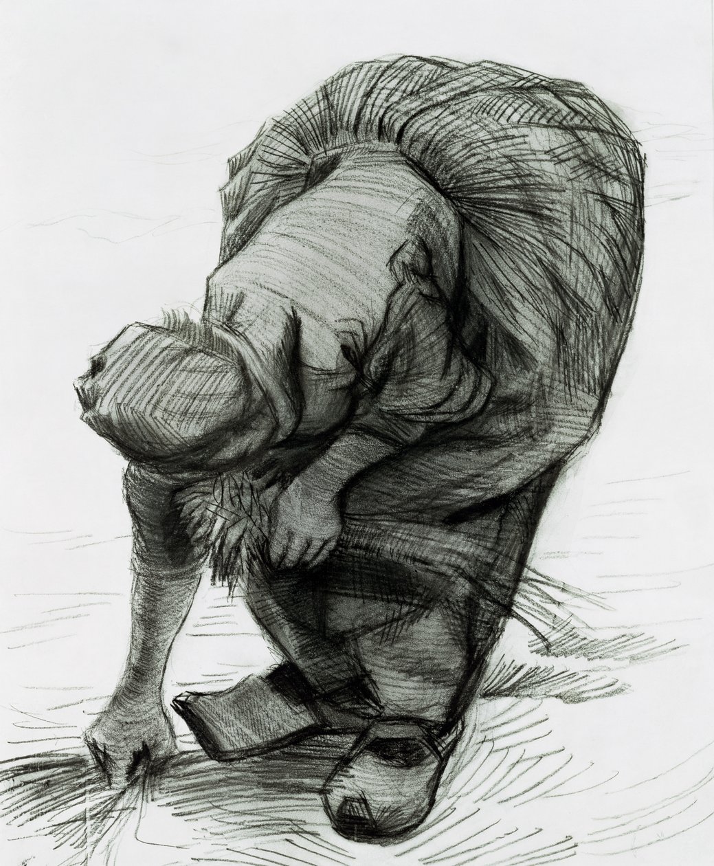 Campesina espigando, 1885 de Vincent van Gogh