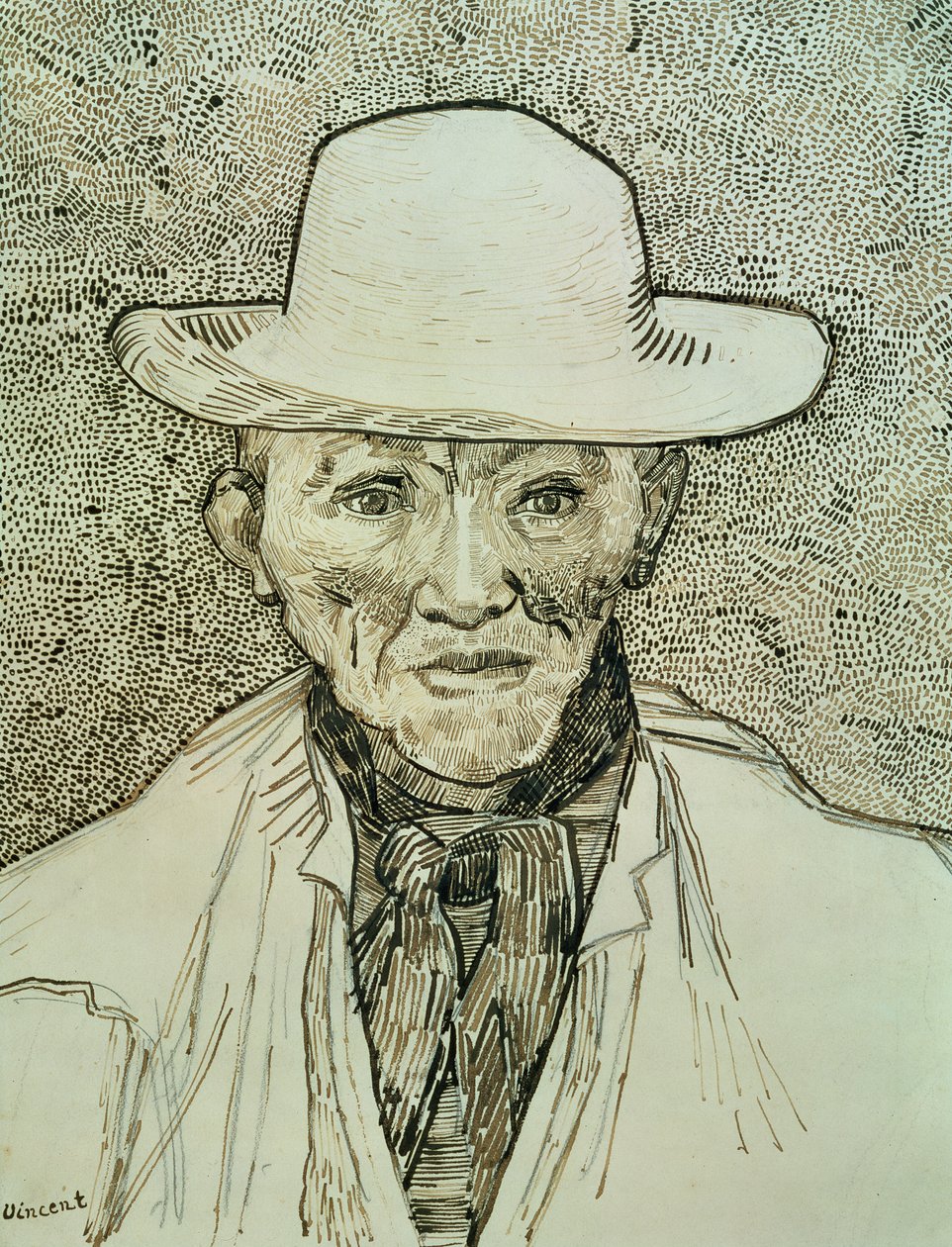 Campesino de la Camarga, 1888 de Vincent van Gogh