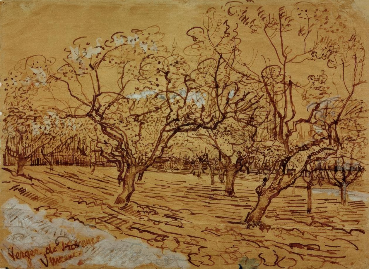 Huerto provenzal de Vincent van Gogh