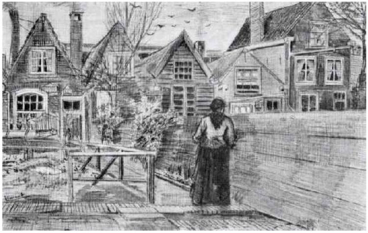Casa de la madre de Sien de Vincent van Gogh