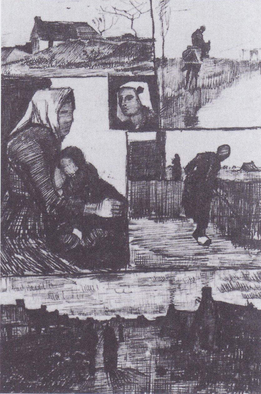 Hoja de bocetos de Vincent van Gogh