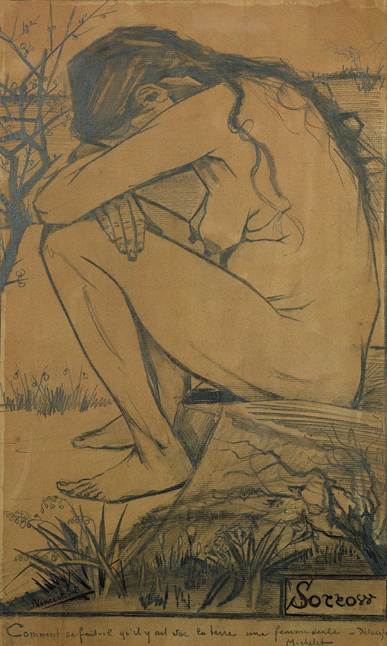 Tristeza, 1882 de Vincent van Gogh