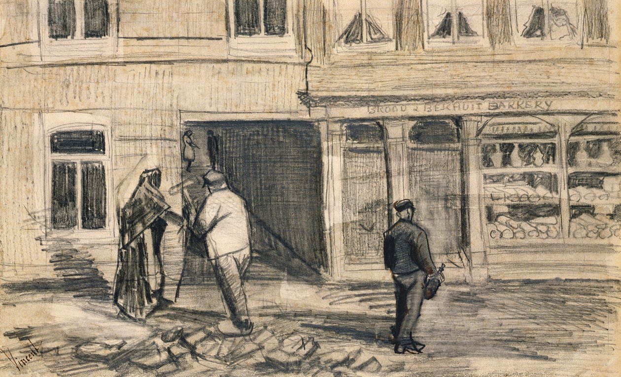 La panadería en de Geest, 1882 de Vincent van Gogh