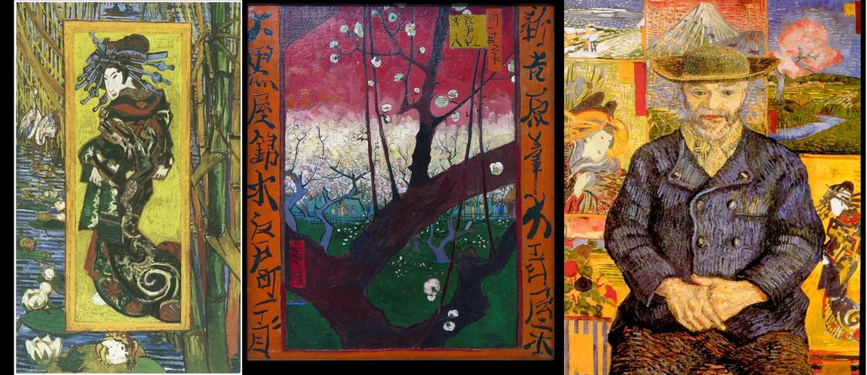 La cortesana o Oiran (después de Eisen) de Vincent van Gogh