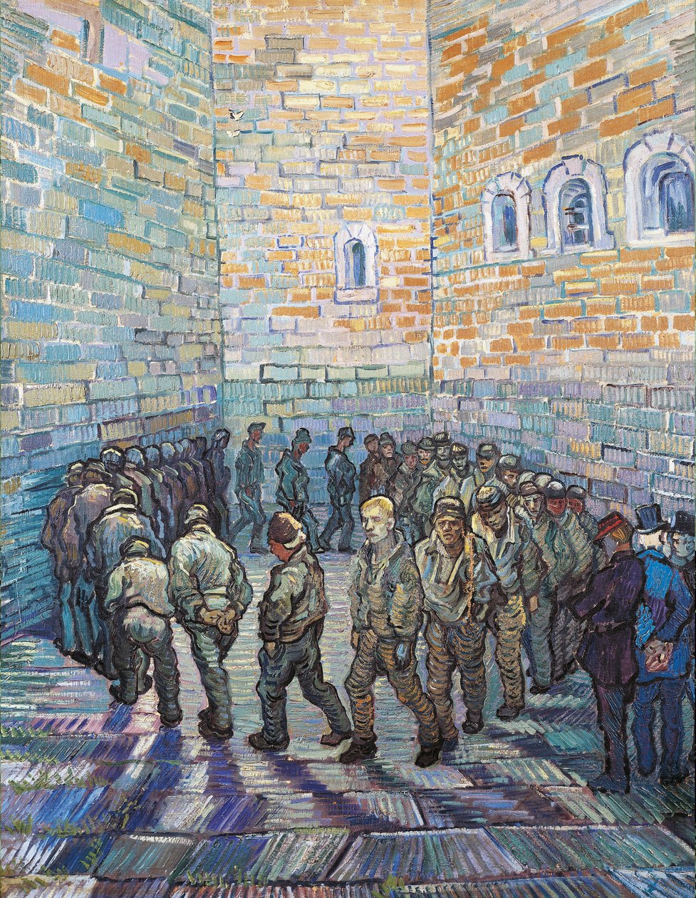 El Patio de Ejercicios, o La Prisión de Convictos, 1890 de Vincent van Gogh